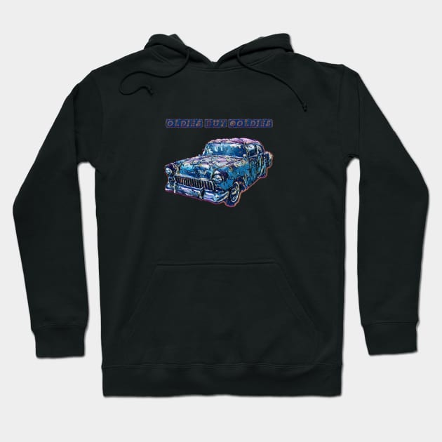 1955 Chevrolet Bel Air Hoodie by ElArrogante